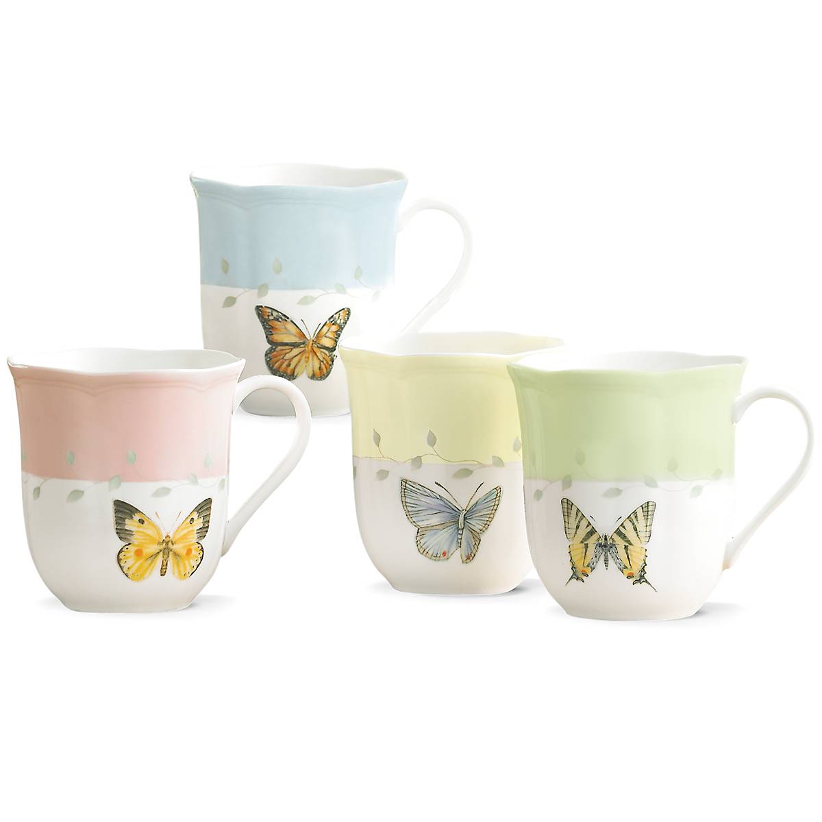 Butterfly Meadow Mugs - Set of 4 VinylsBase