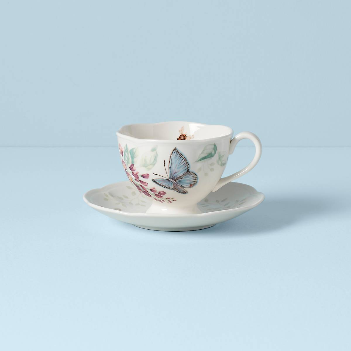 Butterfly Meadow Blue Cup & Saucer VinylsBase