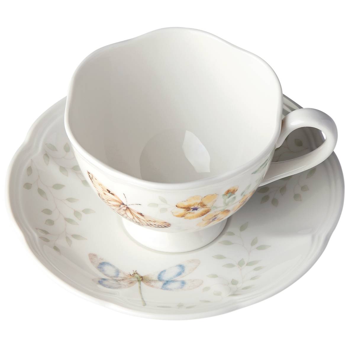Butterfly Meadow Fritillary Cup & Saucer VinylsBase