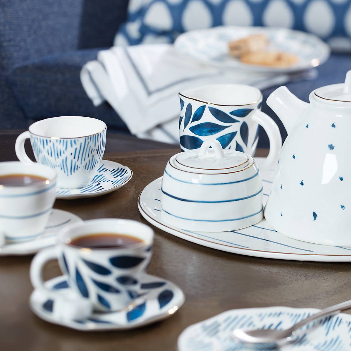 Blue Bay 8-Piece Espresso Cup & Saucer Set VinylsBase