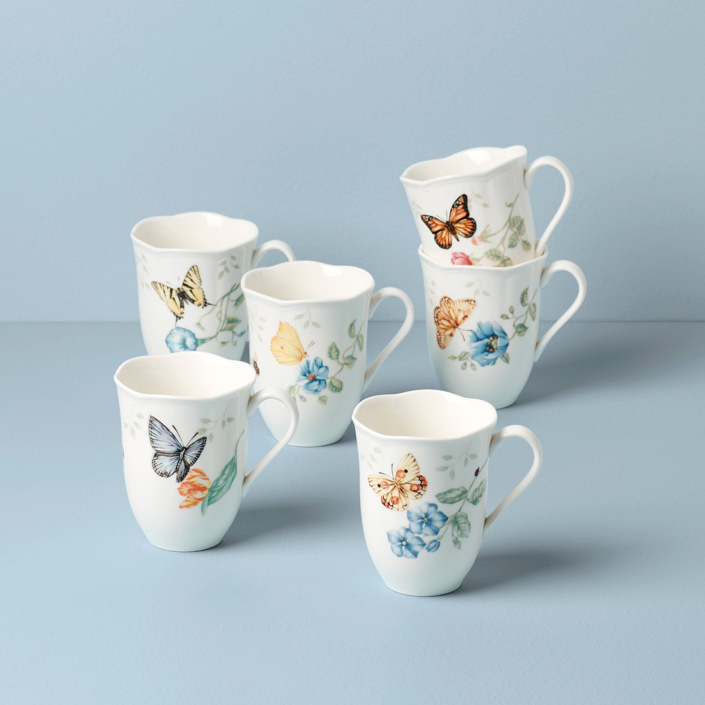 Butterfly Meadow Mugs - Set of 6 VinylsBase