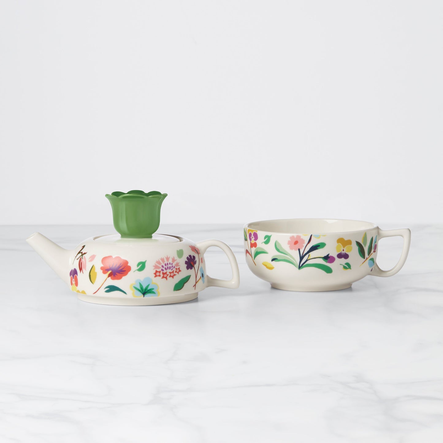 Garden Floral Tea For One VinylsBase