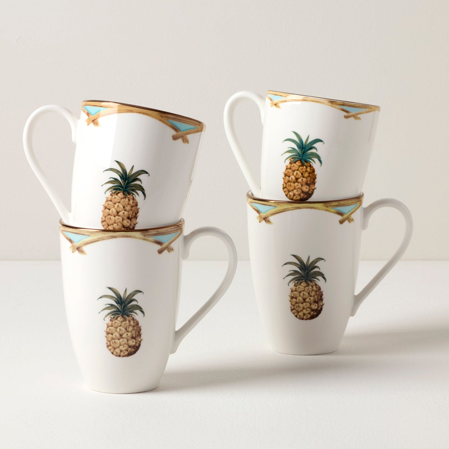 British Colonial Bamboo Mugs - Set of 4 VinylsBase