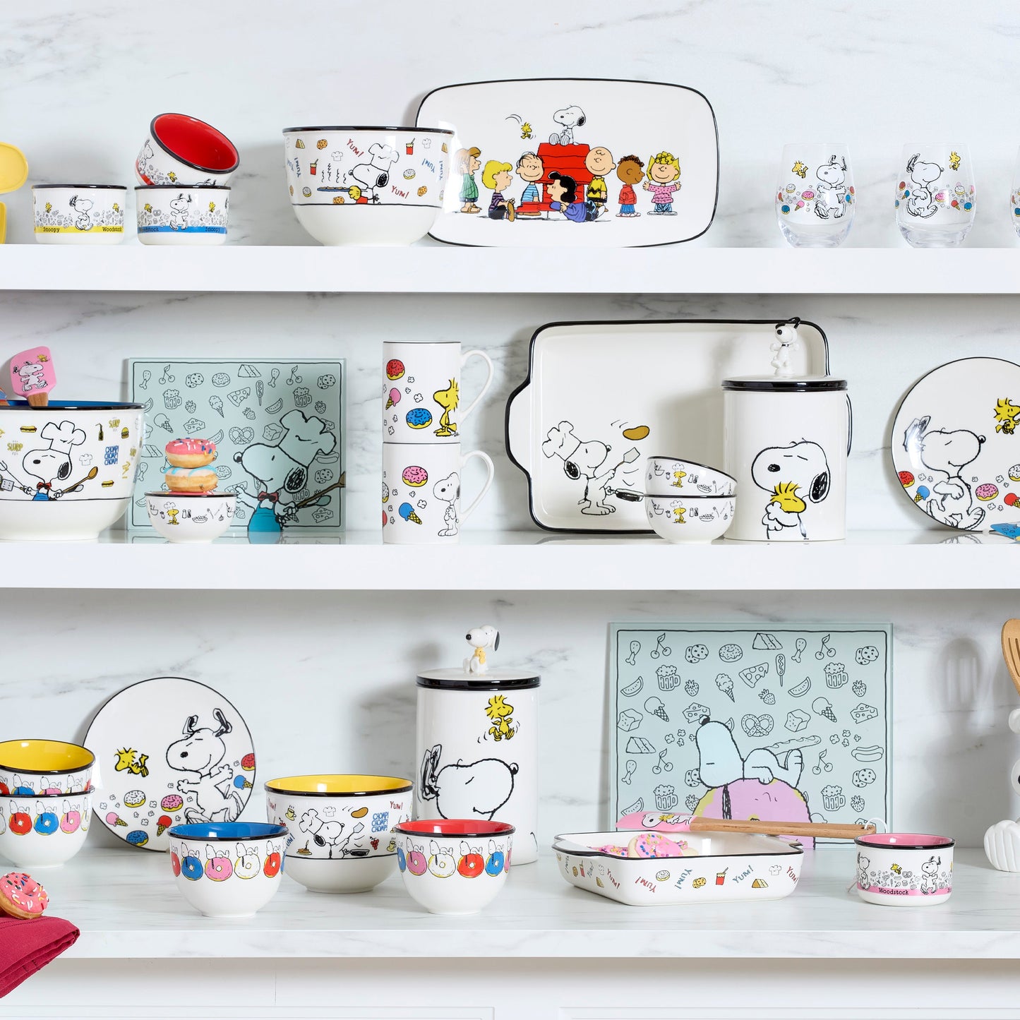 Chef Snoopy Mugs - Set of 4 VinylsBase