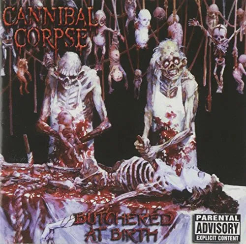 Butchered At Birth [LP] (Red & White Splatter Vinyl) vinylsbase