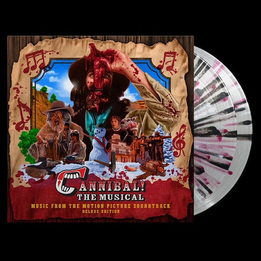 Cannibal! The Musical (Soundtrack) [2LP] (Clear Red White & Black Splatter Splatter Vinyl 500 Import) vinylsbase