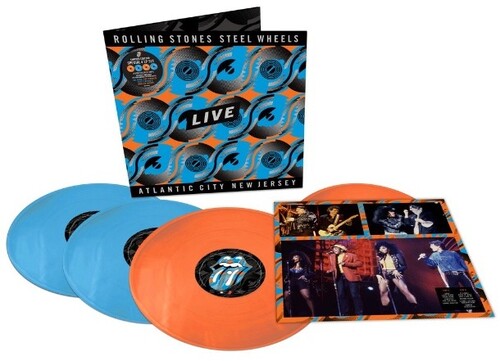 Steel Wheels Live Atlantic City New Jersey [4LP Tangerine & Sky Blue Vinyl] vinylsbase