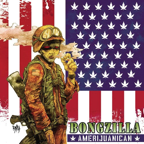 Amerijuanican [Bone White & Swamp Green Galaxy Effect Merge Vinyl] vinylsbase