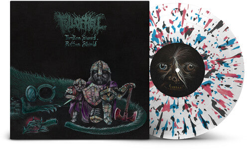 Broken Sword Rotten Shield [10''] (White With Black Oxblood & Sea Blue Splatter Vinyl) vinylsbase