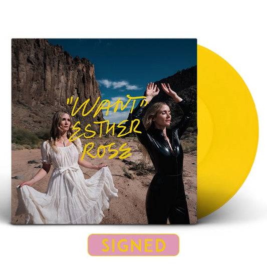 Want [Yellow Vinyl Autographed Cover] vinylsbase