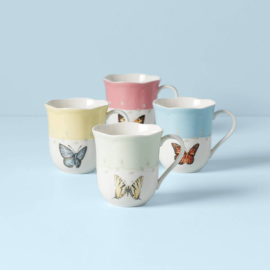 Butterfly Meadow Mugs - Set of 4 VinylsBase