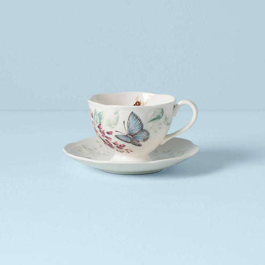 Butterfly Meadow Blue Cup & Saucer VinylsBase