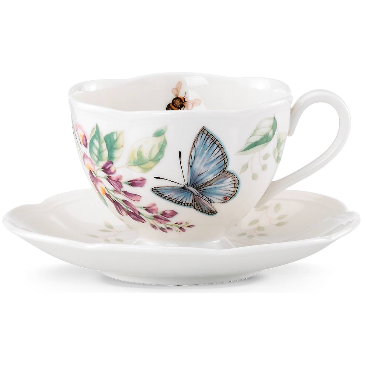 Butterfly Meadow Blue Cup & Saucer VinylsBase