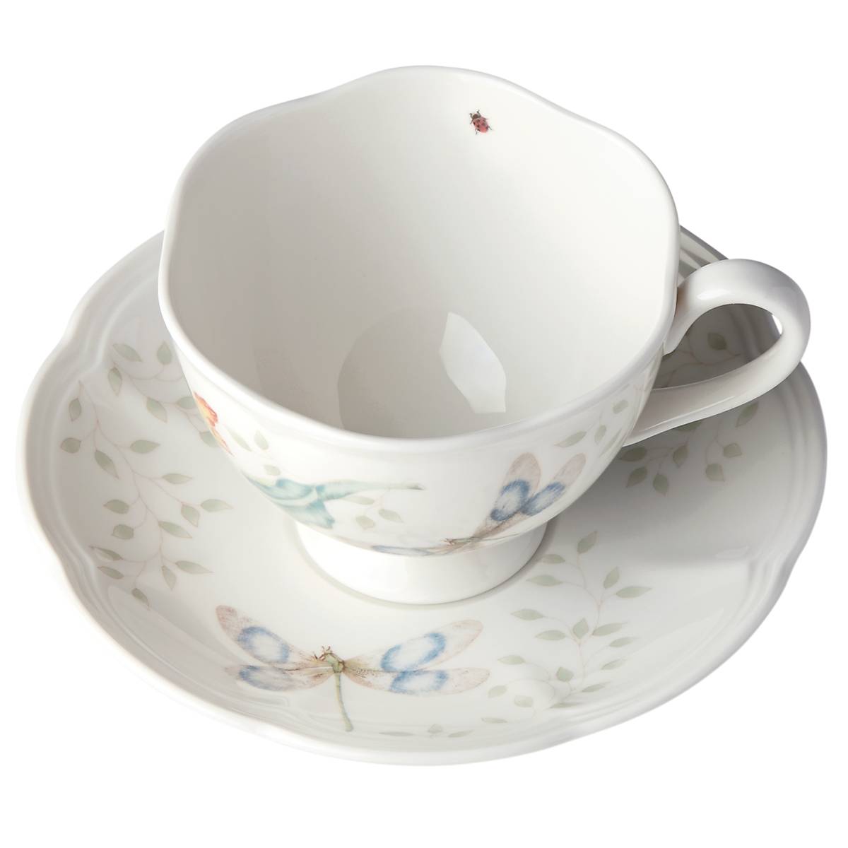 Butterfly Meadow Dragonfly Cup & Saucer VinylsBase