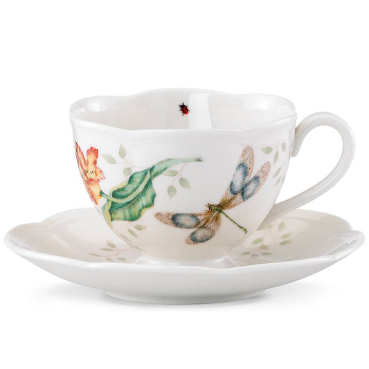 Butterfly Meadow Dragonfly Cup & Saucer VinylsBase