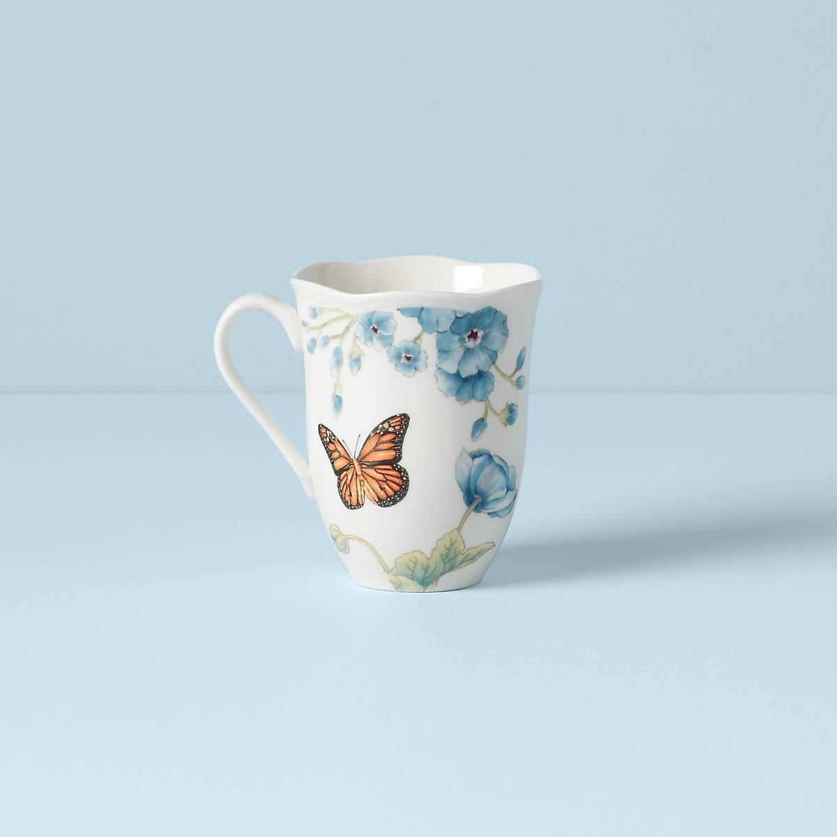 Butterfly Meadow Blue Mug VinylsBase