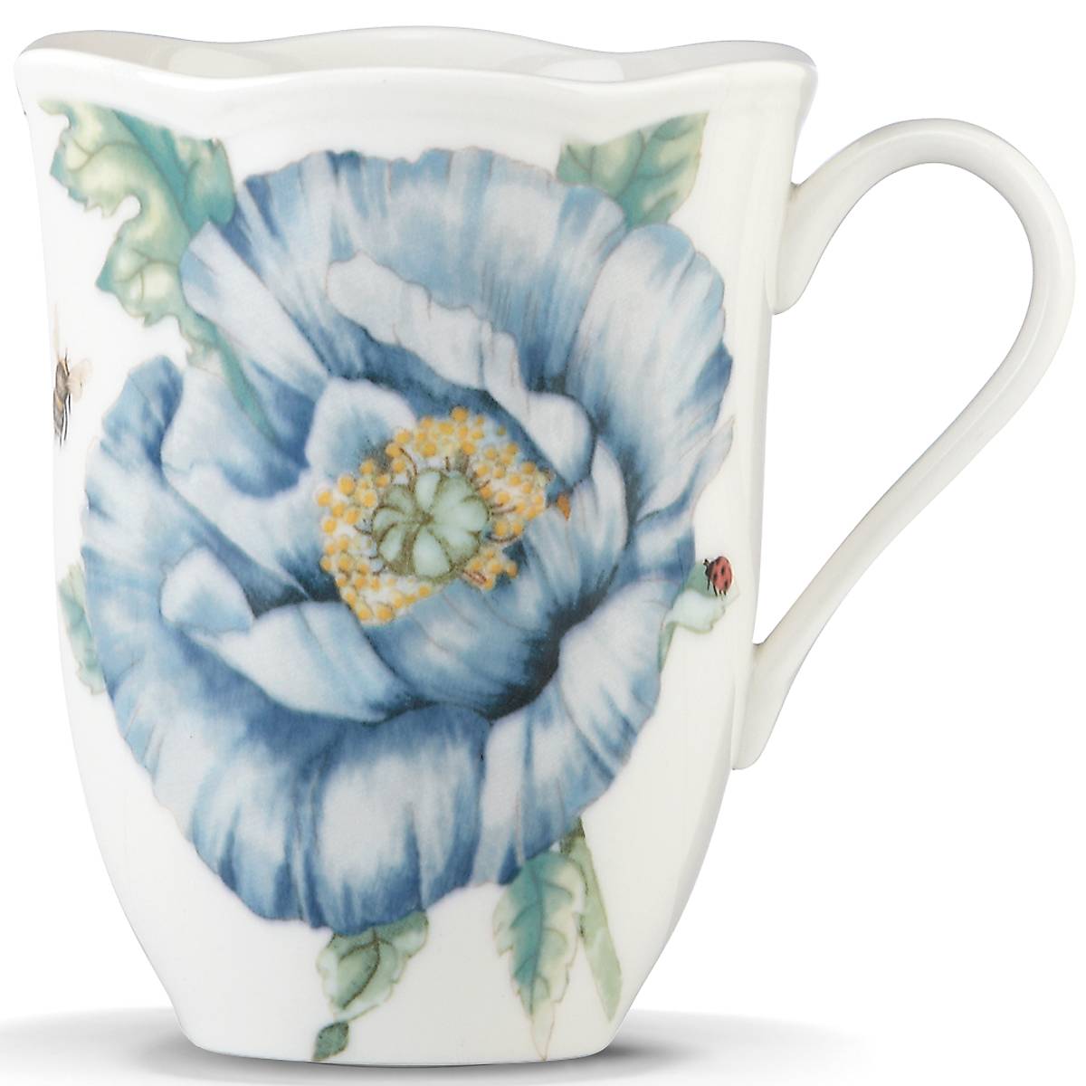 Butterfly Meadow Blue Mug VinylsBase