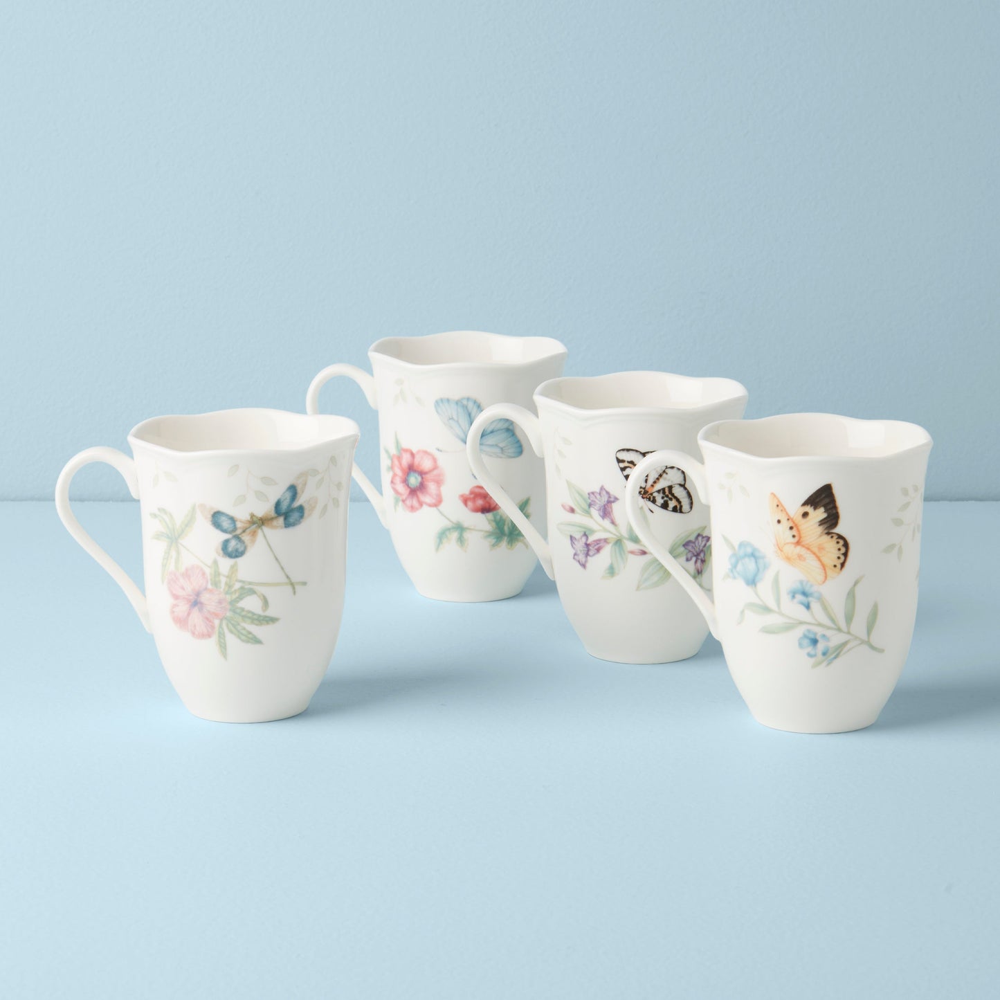 Butterfly Meadow Mugs - Set of 4 VinylsBase