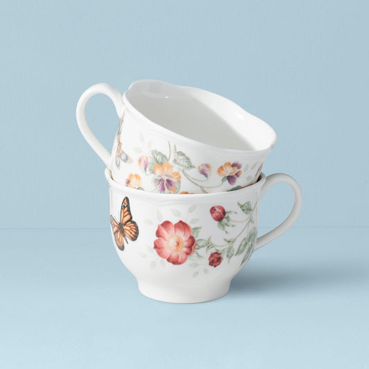 Butterfly Meadow Latte Mugs - Set of 2 VinylsBase