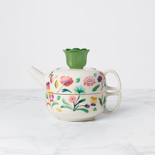 Garden Floral Tea For One VinylsBase