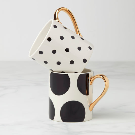 On The Dot Assorted Mugs - Set of 2 VinylsBase