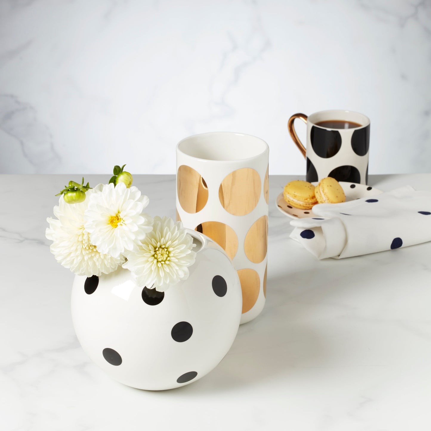 On The Dot Assorted Mugs - Set of 2 VinylsBase