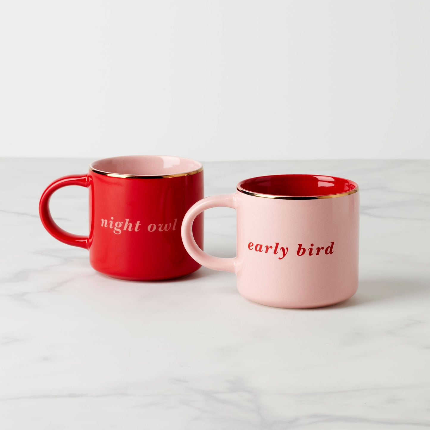 Two of a Kind Early Bird & Night Owl Mugs - Set of 2 VinylsBase