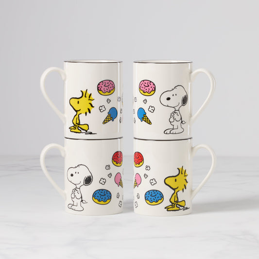Chef Snoopy Mugs - Set of 4 VinylsBase