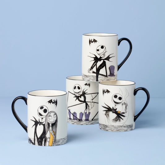 The Nightmare Before Christmas Mugs - Set of 4 VinylsBase