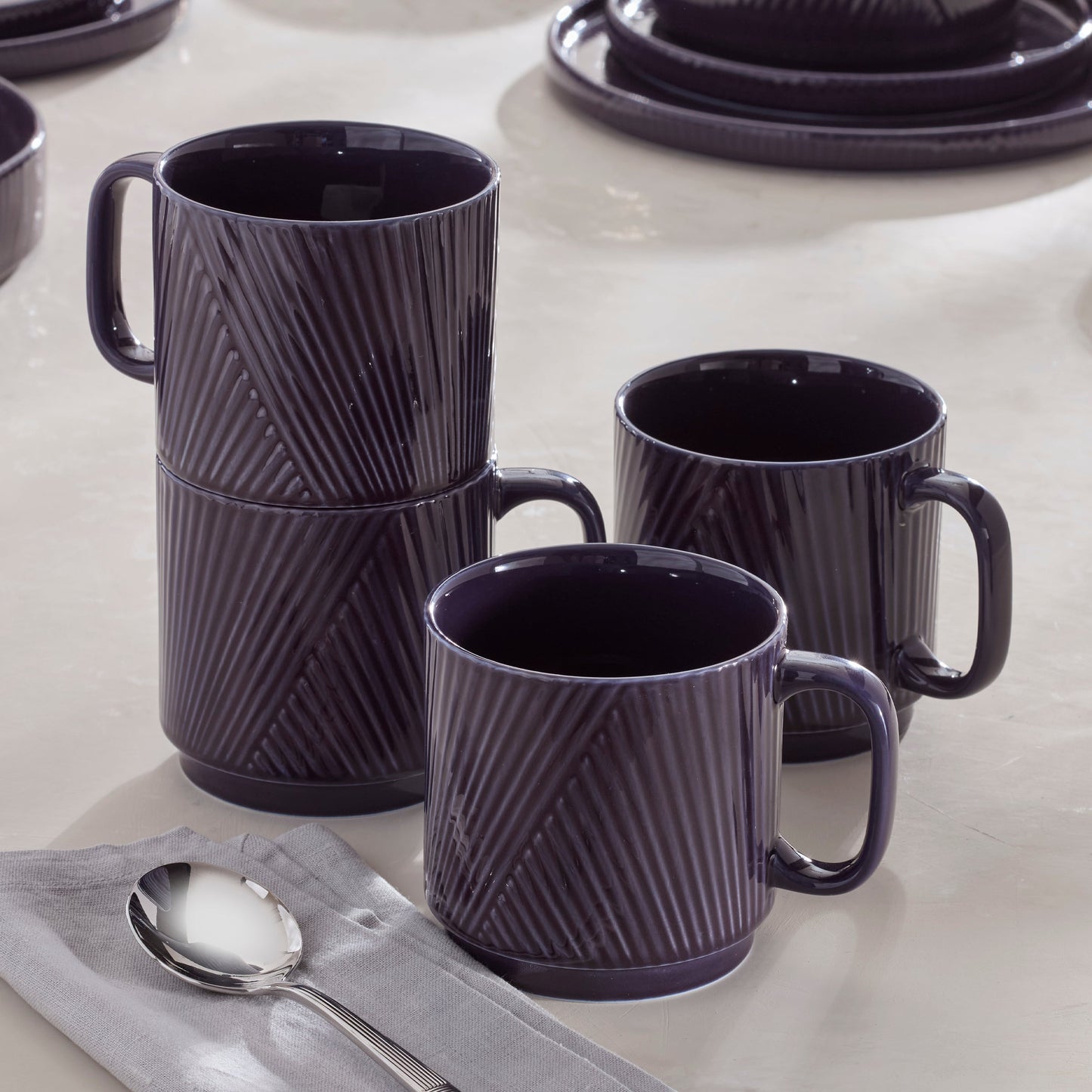 Modulus Nightshade Mugs - Set of 4 VinylsBase
