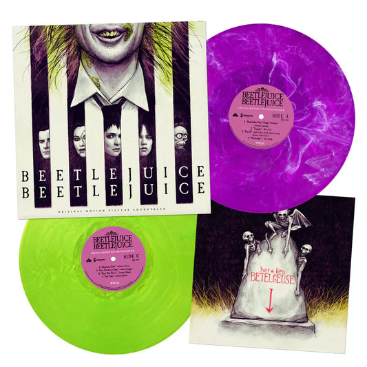 Beetlejuice Beetlejuice (Soundtrack) [2LP Purple and White Smoke and Fluorescent Green Vinyl] vinylsbase