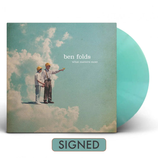 What Matters Most [Autographed SeaGlass Blue Vinyl] vinylsbase