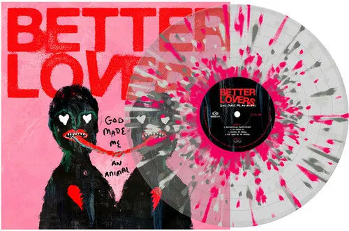 God Made Me an Animal [Clear w/ Silver Pink & White Splatter Vinyl] vinylsbase