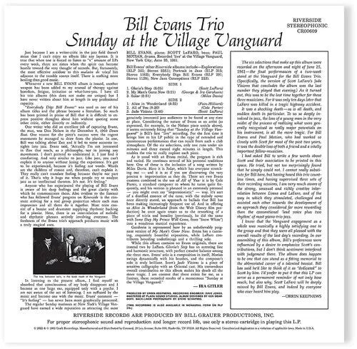 Sunday At The Village Vanguard [Vinyl] vinylsbase