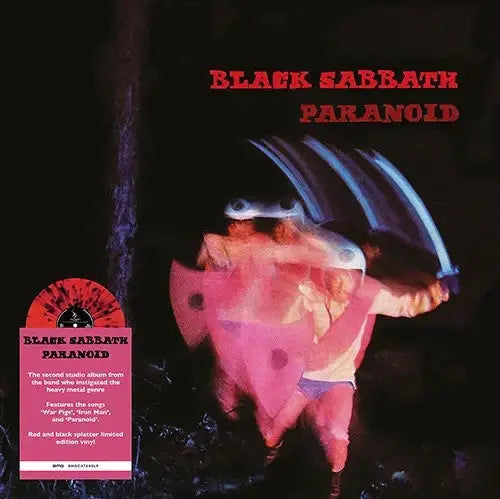 Paranoid [Red & Black Splatter Vinyl] vinylsbase