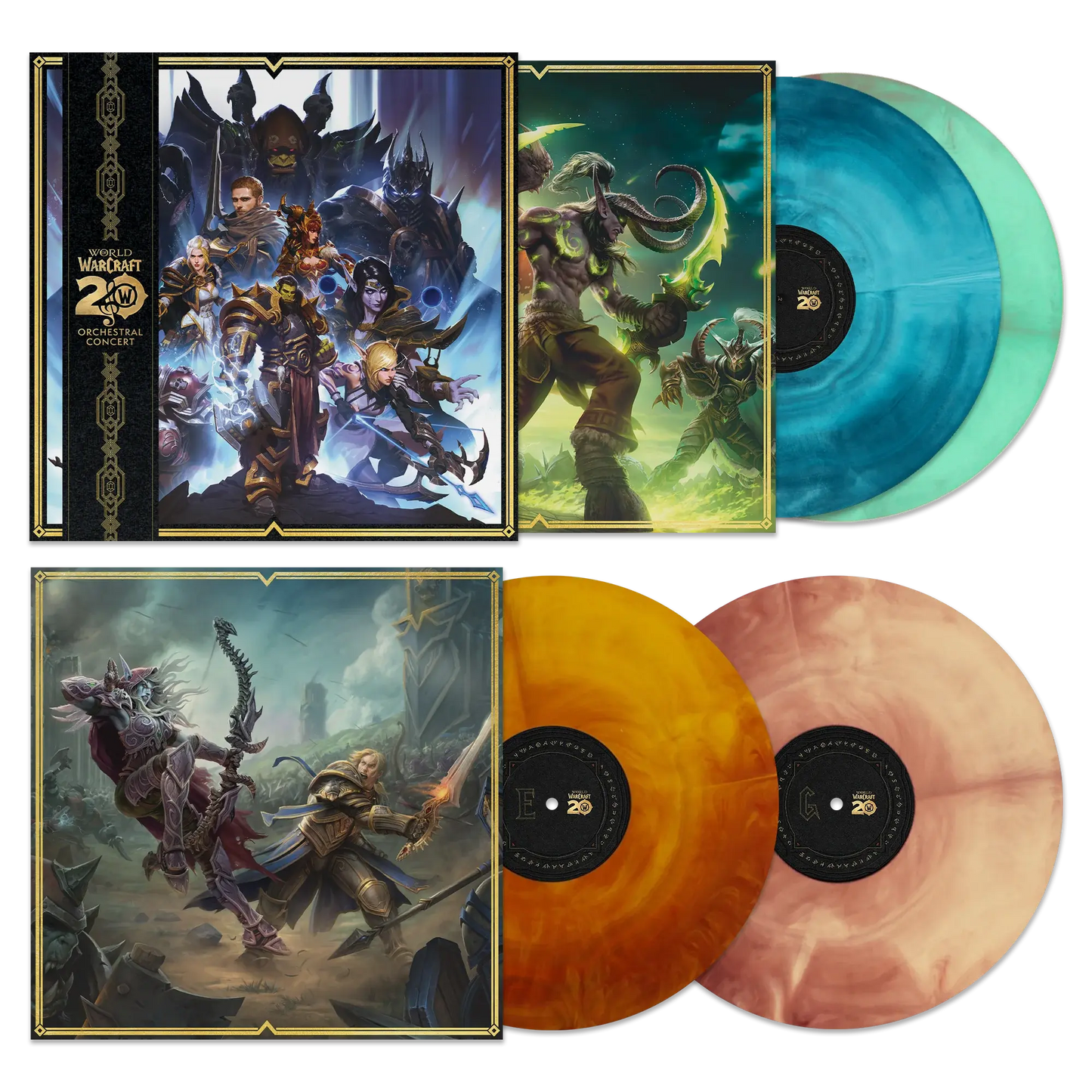 World of Warcraft: 20 Years of Music [4LP Seasons of Azeroth Color Vinyl] vinylsbase