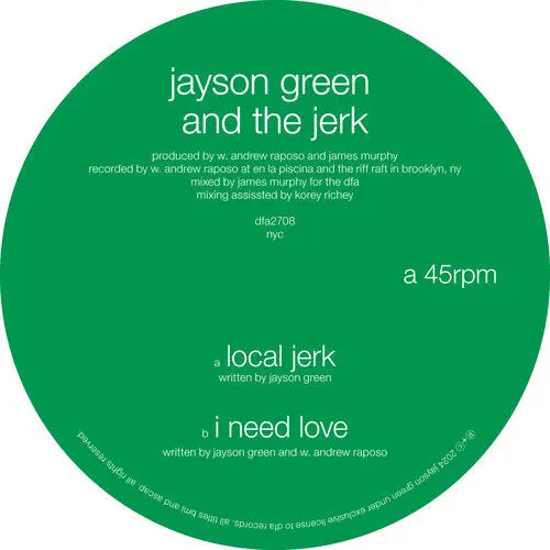 Local Jerk / I Need Love [12" Vinyl Single] vinylsbase