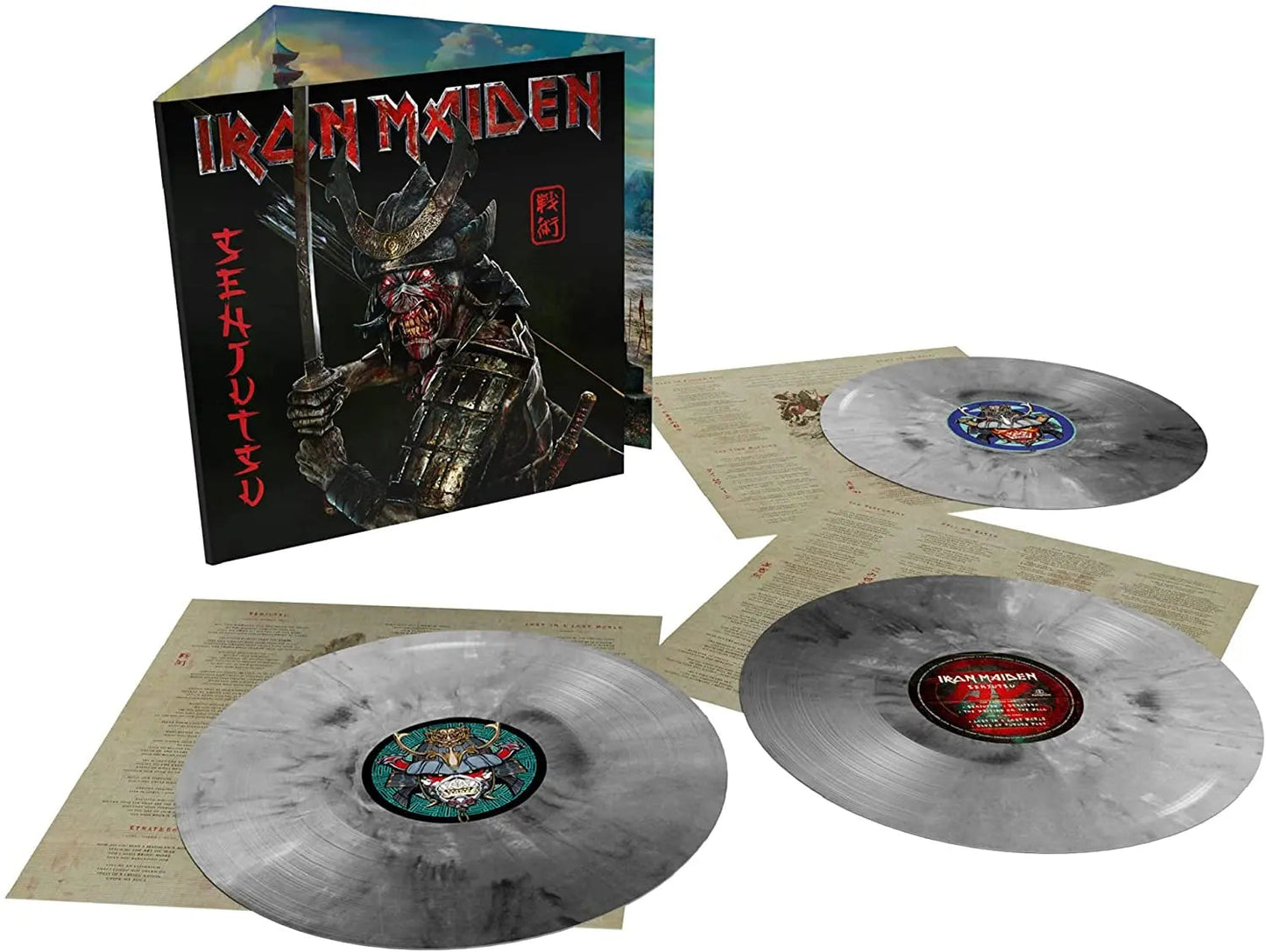 Senjutsu [Limited Edition, Silver & Black Marble Colored 3LP Vinyl] vinylsbase