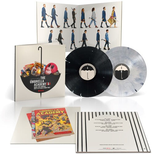 Umbrella Academy The 3 & 4 (Soundtrack) [Clear & Black Vinyl] vinylsbase