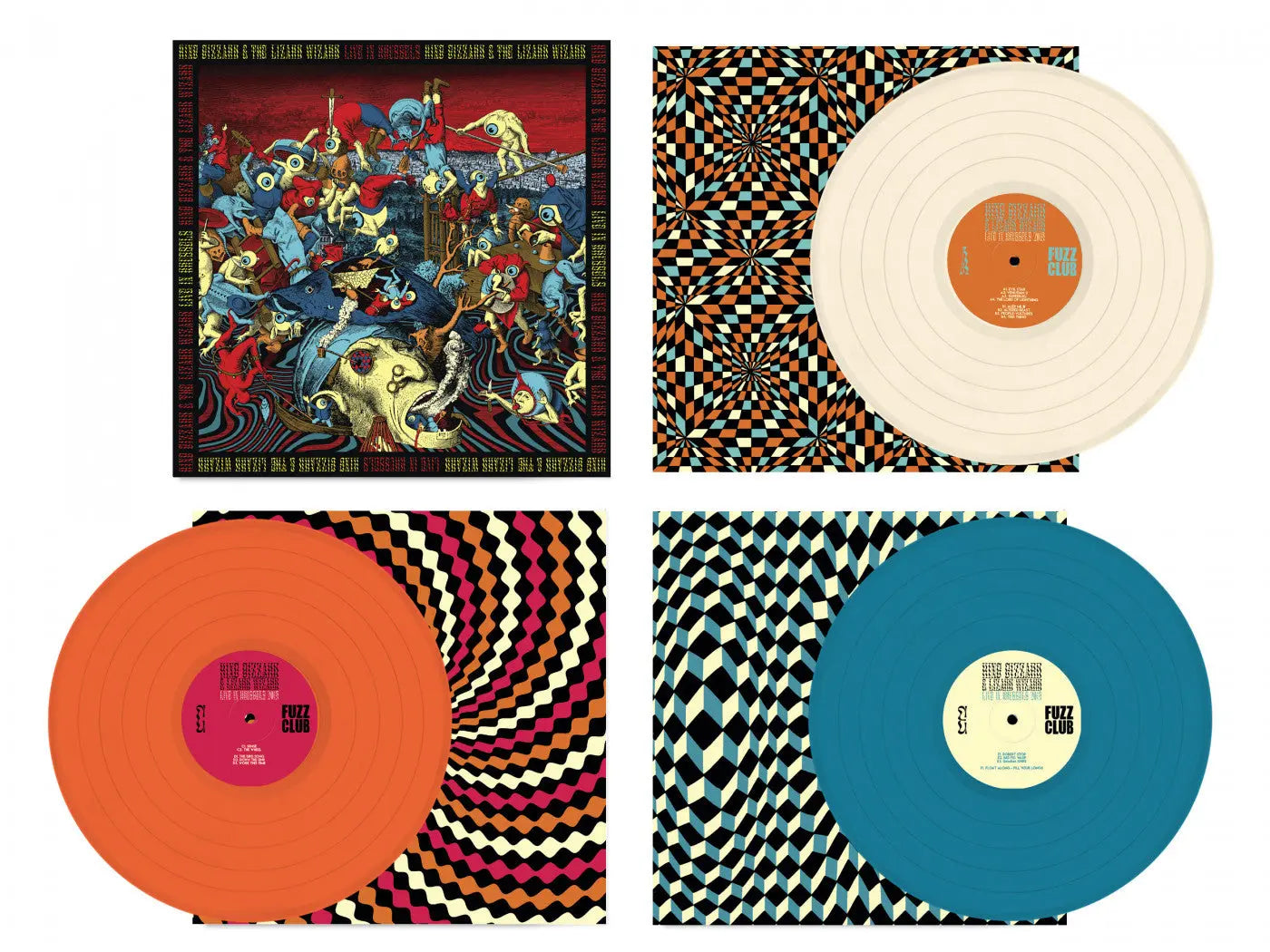 Live In Brussels 19 (US Fuzz Club Official Bootleg) [White Orange Blue Vinyl Boxset] vinylsbase