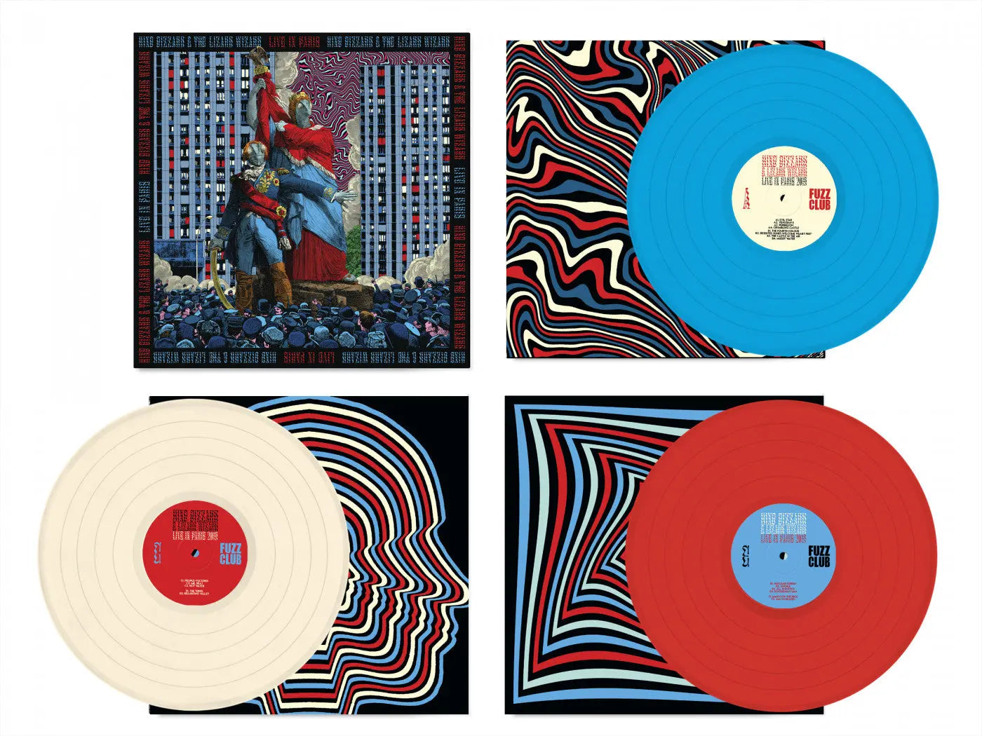 Live In Paris 19 (US Fuzz Club Official Bootleg) [Red White Blue Vinyl 3LP Box Set] vinylsbase