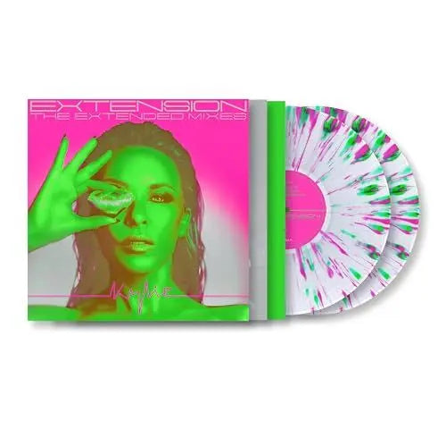 Extension (The Extended Mixes) [Clear with Neon Pink and Green Splatter Vinyl] vinylsbase