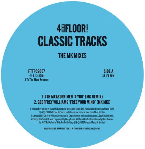 4 To The Floor Classic Tracks: The MK Mixes [Vinyl LP] vinylsbase