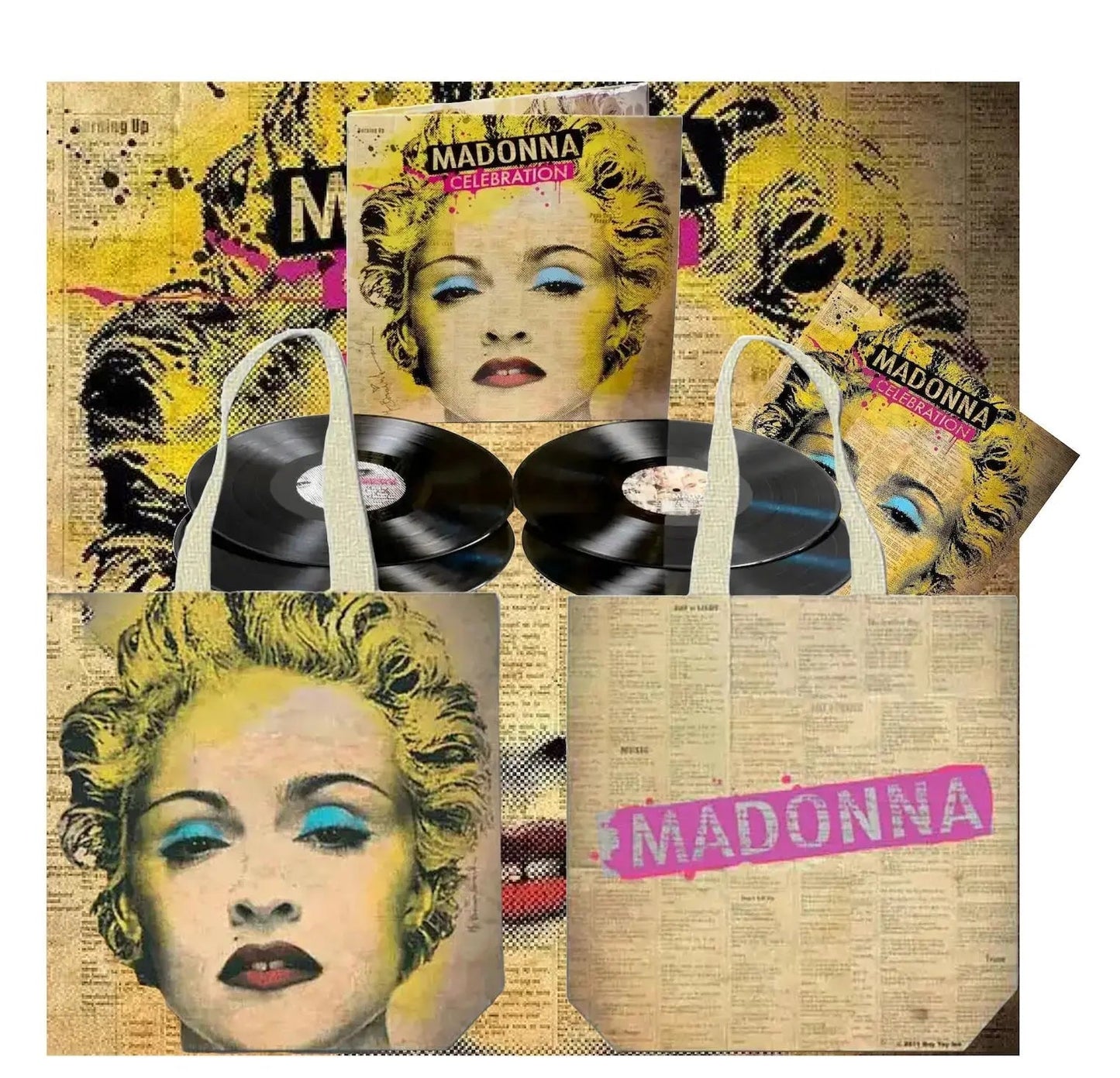 Celebration [4LP Vinyl + Tote Bag Gift Set] vinylsbase