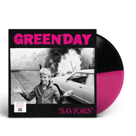 Saviors [Magenta & Black Split Vinyl w/Poster Indie] vinylsbase