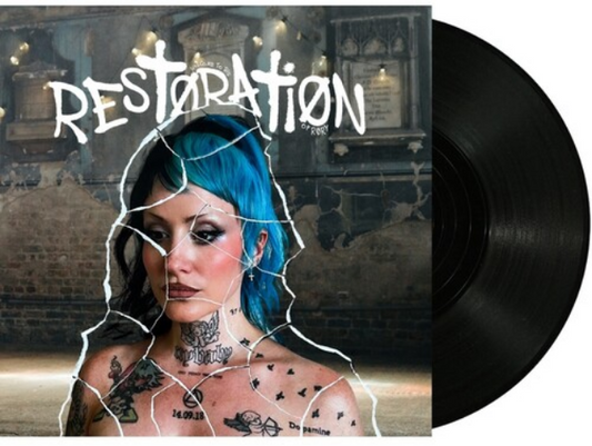 Restoration [Blue Black White Splatter Vinyl] vinylsbase
