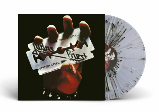 British Steel [Black & White Splattered Vinyl LP] vinylsbase