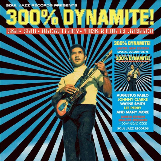 300% Dynamite! Ska, Soul, Rocksteady, Funk and Dub in Jamaica [2LP Translucent Blue Vinyl] vinylsbase