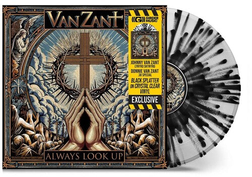 Always Look Up - Black Splatter on Crystal Clear [Black Splatter Vinyl] vinylsbase