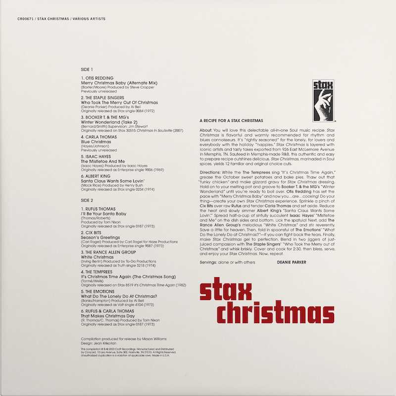 Stax Christmas [Transparent Red Vinyl] vinylsbase